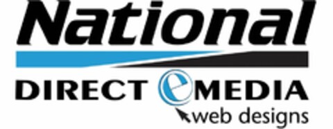 NATIONAL DIRECT E MEDIA WEB DESIGNS Logo (USPTO, 01/20/2009)