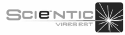 SCIENTIC VIRES EST Logo (USPTO, 25.02.2009)