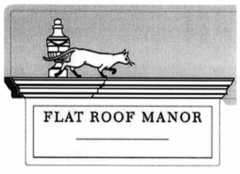 FLAT ROOF MANOR Logo (USPTO, 03/23/2009)