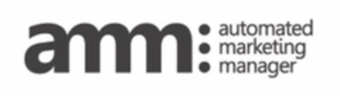 AMM AUTOMATED MARKETING MANAGER Logo (USPTO, 04.12.2009)