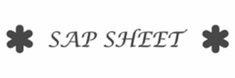 SAP SHEET Logo (USPTO, 24.06.2010)