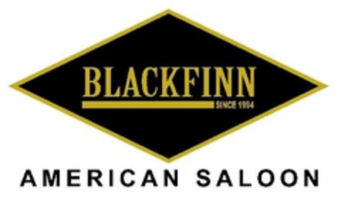 BLACKFINN SINCE 1994 AMERICAN SALOON Logo (USPTO, 07.09.2010)