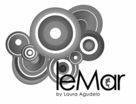 LE MAR BY LAURA AGUDELO Logo (USPTO, 05/24/2011)