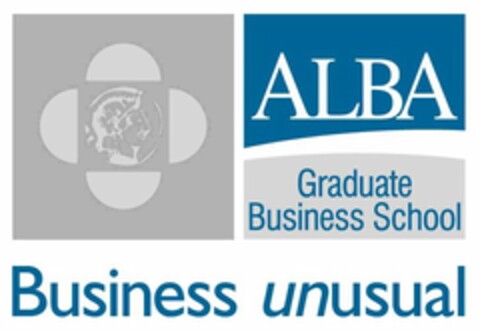 ALBA GRADUATE BUSINESS SCHOOL BUSINESS UNUSUAL Logo (USPTO, 10/05/2011)