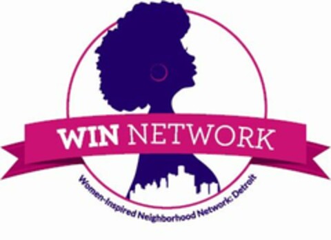 WIN NETWORK WOMEN-INSPIRED NEIGHBORHOODNETWORK: DETROIT Logo (USPTO, 19.03.2013)