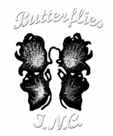 BUTTERFLIES I.N.C. Logo (USPTO, 01.08.2013)