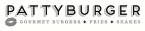 PATTYBURGER GOURMET BURGERS FRIES SHAKES Logo (USPTO, 13.09.2013)