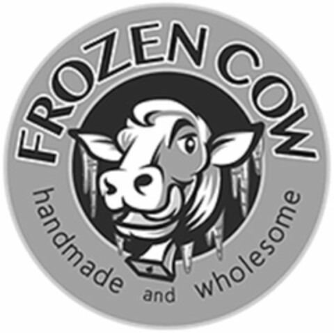 FROZEN COW HANDMADE AND WHOLESOME Logo (USPTO, 13.04.2016)