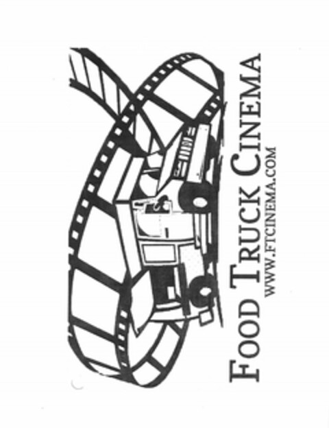 FOOD TRUCK CINEMA WWW.FTCINEMA.COM Logo (USPTO, 09/20/2016)