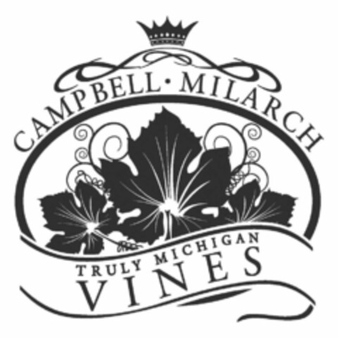 CAMPBELL MILARCH TRULY MICHIGAN VINES Logo (USPTO, 26.04.2017)