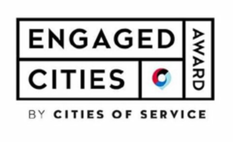 ENGAGED CITIES AWARD BY CITIES OF SERVICE Logo (USPTO, 08.09.2017)