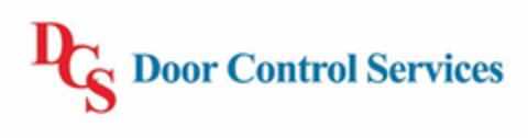 DCS DOOR CONTROL SERVICES Logo (USPTO, 06/20/2018)