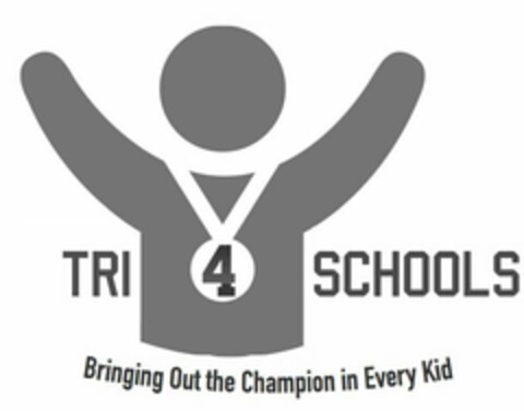 TRI 4 SCHOOLS BRINGING OUT THE CHAMPION IN EVERY KID Logo (USPTO, 17.07.2018)