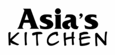 ASIA'S KITCHEN Logo (USPTO, 11.09.2018)