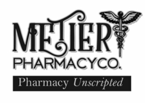 METIER PHARMACY CO. PHARMACY UNSCRIPTED Logo (USPTO, 08.02.2019)