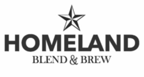 HOMELAND BLEND & BREW Logo (USPTO, 02/28/2019)