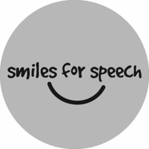 SMILES FOR SPEECH Logo (USPTO, 01.05.2019)