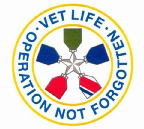 ·VET LIFE · OPERATION NOT FORGOTTEN · Logo (USPTO, 08.05.2019)