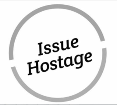 ISSUE HOSTAGE Logo (USPTO, 07/16/2019)