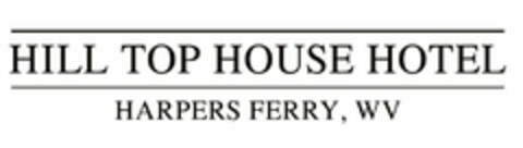 HILL TOP HOUSE HOTEL HARPERS FERRY, WV Logo (USPTO, 31.07.2019)