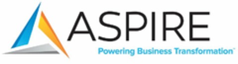 ASPIRE POWERING BUSINESS TRANSFORMATION Logo (USPTO, 08.10.2019)