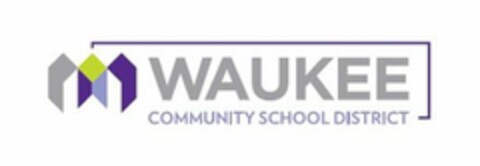 WAUKEE COMMUNITY SCHOOL DISTRICT Logo (USPTO, 03/10/2020)