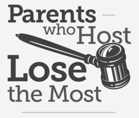 PARENTS WHO HOST LOSE THE MOST Logo (USPTO, 09.07.2020)