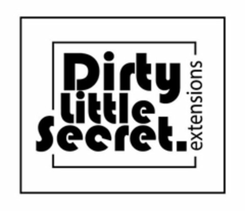 DIRTY LITTLE SECRET EXTENSIONS Logo (USPTO, 03.08.2020)