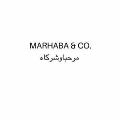 MARHABA & CO. Logo (USPTO, 15.08.2020)