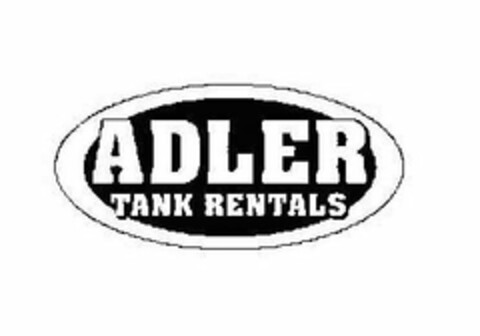 ADLER TANK RENTALS Logo (USPTO, 01/07/2009)