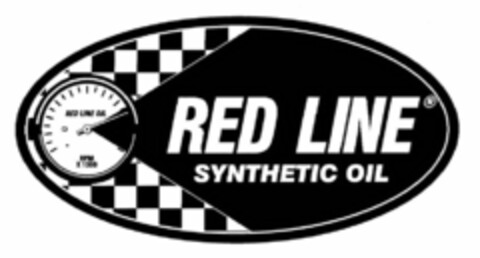 RPM X 1000 RED LINE SYNTHETIC OIL Logo (USPTO, 05/04/2010)