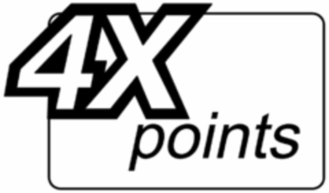 4X POINTS Logo (USPTO, 03.06.2010)