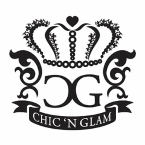 CG CHIC 'N GLAM Logo (USPTO, 29.07.2010)