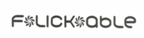 F*LICK*ABLE Logo (USPTO, 06.08.2010)