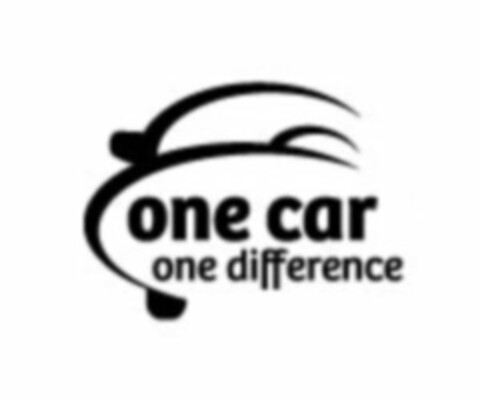 ONE CAR ONE DIFFERENCE Logo (USPTO, 05.11.2010)