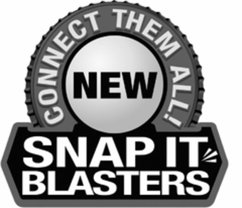 CONNECT THEM ALL NEW SNAP IT BLASTERS Logo (USPTO, 01/20/2011)