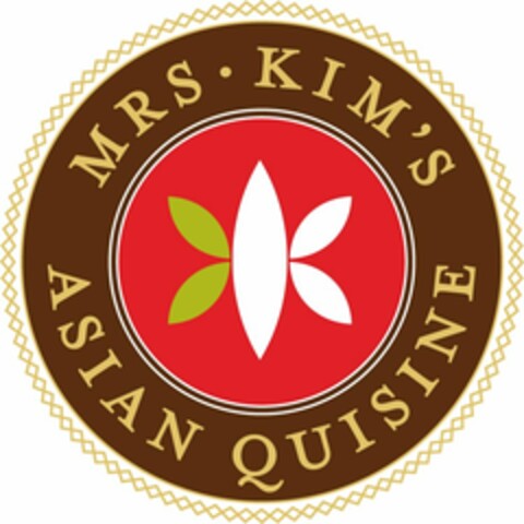MRS · KIM'S ASIAN QUISINE Logo (USPTO, 21.06.2011)