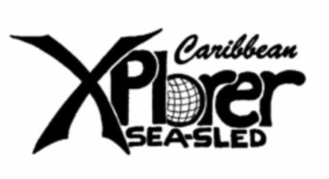 CARIBBEAN XPLORER SEA-SLED Logo (USPTO, 06/22/2012)