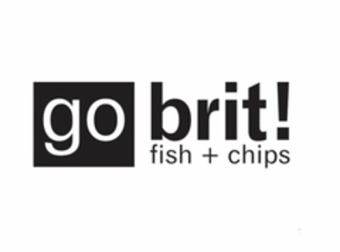 GO BRIT! FISH + CHIPS Logo (USPTO, 07.09.2012)