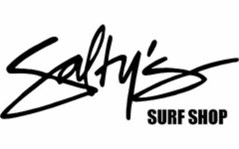 SALTY'S SURF SHOP Logo (USPTO, 30.11.2012)