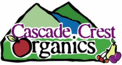 CASCADE CREST ORGANICS Logo (USPTO, 28.06.2013)
