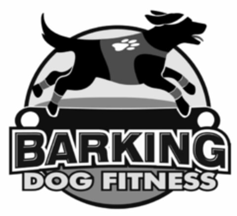 BARKING DOG FITNESS Logo (USPTO, 15.04.2014)