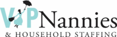 VIP NANNIES & HOUSEHOLD STAFFING Logo (USPTO, 25.08.2014)