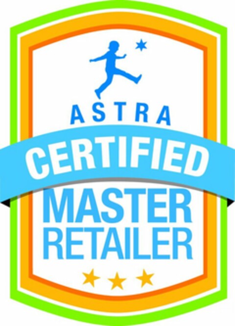 ASTRA CERTIFIED MASTER RETAILER Logo (USPTO, 24.04.2015)