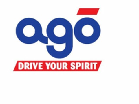 AGO DRIVE YOUR SPIRIT Logo (USPTO, 08.09.2015)