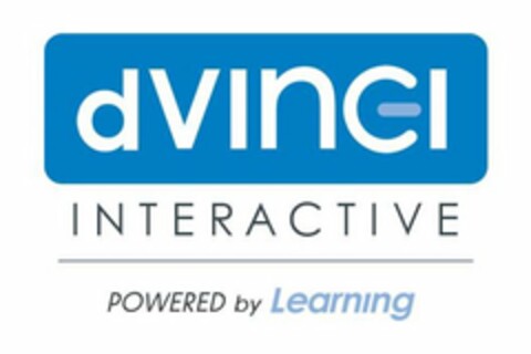 DVINCI INTERACTIVE POWERED BY LEARNING Logo (USPTO, 25.07.2016)