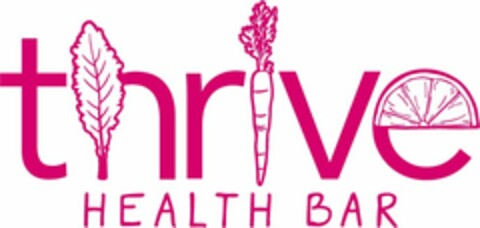 THRIVE HEALTH BAR Logo (USPTO, 19.09.2016)