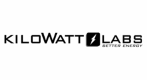 KILOWATT LABS BETTER ENERGY Logo (USPTO, 26.05.2017)