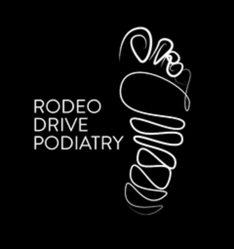 RODEO DRIVE PODIATRY Logo (USPTO, 10.10.2017)