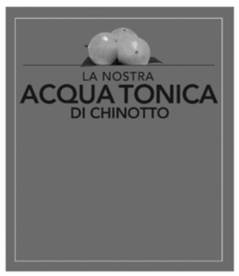 LA NOSTRA ACQUA TONICA DI CHINOTTO Logo (USPTO, 12.02.2019)